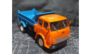 МАЗ-5549 самосвал - оранжевый/синий 1:43, масштабная модель, Наш Автопром, scale43