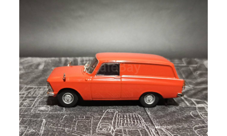 Москвич-434 - красный - №92 с журналом 1:43, масштабная модель, Автолегенды СССР журнал от DeAgostini, scale43