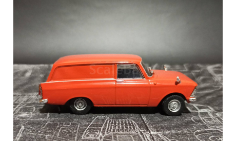 Москвич-434 - красный - №92 с журналом 1:43, масштабная модель, Автолегенды СССР журнал от DeAgostini, scale43