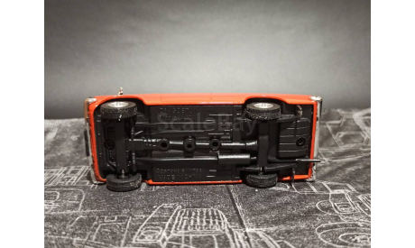 Москвич-434 - красный - №92 с журналом 1:43, масштабная модель, Автолегенды СССР журнал от DeAgostini, scale43