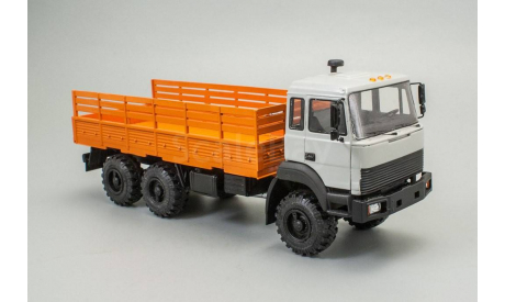 Урал-4320-3111-78 бортовой - светло-серый/оранжевый 1:43, масштабная модель, УралАЗ, ALPA models, scale43