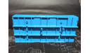 урал-4320-0911 - кузов с тентом - голубой/серый 1/43, масштабная модель, Автоистория (АИСТ), scale43
