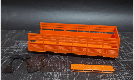 урал-5323 - кузов - оранжевый 1/43, масштабная модель, Промтрактор, scale43