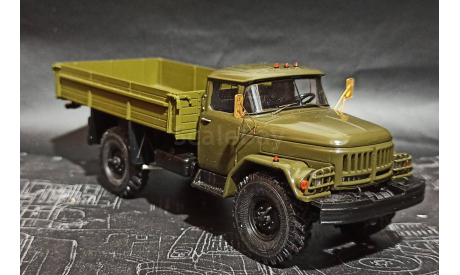 ЗИЛ-4327 вариант 2 (кабина 131) бортовой - хаки 1/43, масштабная модель, ALPA models, 1:43