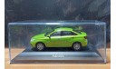 Лада Веста седан - зеленый металлик - №1 с журналом В БОКСЕ 1:43, масштабная модель, ВАЗ, Автолегенды Новая эпоха, scale43
