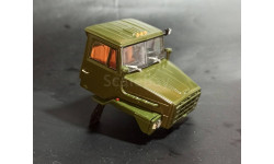 Кабина урал-4322 с салоном - хаки 1/43