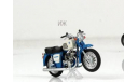 ИЖ Планета-3  - белый/синий - 1/43, масштабная модель мотоцикла, Моделстрой + доработка!, scale43