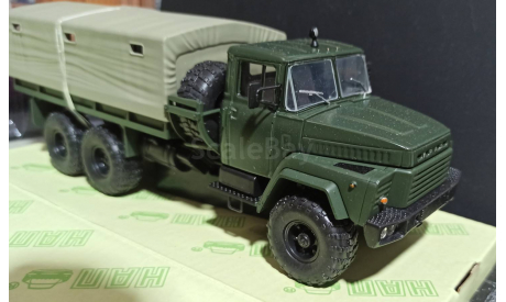 Краз-260 бортовой с тентом - хаки 1:43, масштабная модель, Наш Автопром, scale43