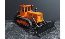 Т-2 (т-130 ДЗ-109) - трактор бульдозер - оранжевый 1/43, масштабная модель, ЧТЗ, Агат/Моссар/Тантал, scale43