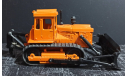 Т-2 (т-130 ДЗ-109) - трактор бульдозер - оранжевый 1/43, масштабная модель, ЧТЗ, Агат/Моссар/Тантал, scale43
