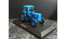 МТЗ-50 трактор колесный - 1972 - голубой - №1  1:43, масштабная модель, Тракторы. История, люди, машины. (Hachette collections), scale43