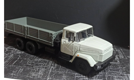 Краз-250 бортовой - серый 1:43, масштабная модель, Наш Автопром, scale43