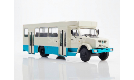 Голаз-4242 автобус - белый/синий - №41 1:43, масштабная модель, MODIMIO, scale43