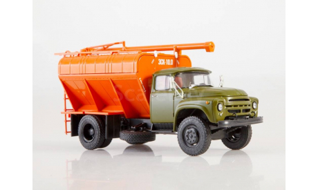 ЗСК-10 на базе ЗиЛ-130 - ранняя облицовка - хаки/оранжевый Без журнала!!!1:43, масштабная модель, Легендарные грузовики, scale43