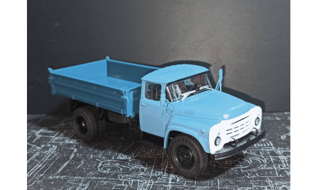 Зил-САЗ-4560 самосвал - поздняя облицовка синий/темно-синий 1:43, масштабная модель, ALPA models, scale43