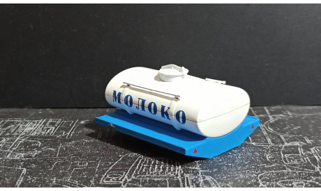 Цистерна ’молоко’ для газель уаз 1/43, запчасти для масштабных моделей, scale0