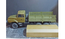Урал-4320-1951-44 бортовой с тентом - хаки 1/43, масштабная модель, УралАЗ, ALPA models, 1:43