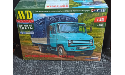 Зил-3301М бортовой с тентом - сборная модель 1:43