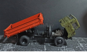 ГАЗ-САЗ-3511 самосвал на базе газ-66-11 - хаки/коричневый 1:43, масштабная модель, ALPA models, scale43