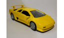 Lamborghini Diablo Yellow Bburago - без коробки 1:18, масштабная модель, 1/18