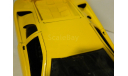 Lamborghini Diablo Yellow Bburago - без коробки 1:18, масштабная модель, 1/18