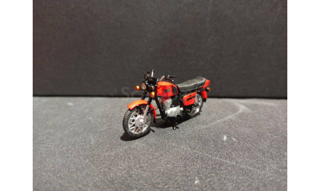 Иж ’Планета 5’ мотоцикл - красный - 1/43, масштабная модель мотоцикла, Юный коллекционер ( +доработка), scale43