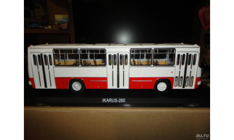 Икарус-260 (бело-красный) Classicbus, масштабная модель, scale43, Ikarus
