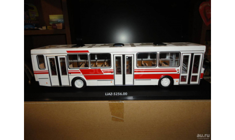 Лиаз-5256.00 (бело-красный) Classicbus, масштабная модель, scale43