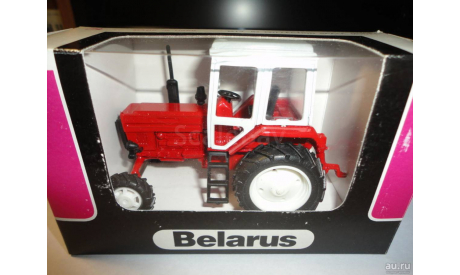 Трактор МТЗ-82 Belarus (красный, кабина белая) Тантал, масштабная модель, Агат/Моссар/Тантал, scale43