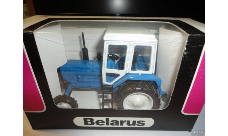 Трактор МТЗ-82 Belarus (синий, кабина белая) Тантал, масштабная модель, Агат/Моссар/Тантал, scale43