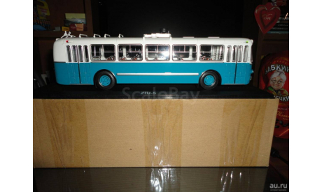 Троллейбус ЗиУ 5(аквамарин) СlassicBus (1-й выпуск), масштабная модель, Classicbus, 1:43, 1/43