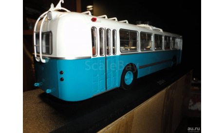 Троллейбус ЗиУ 5(аквамарин) СlassicBus (1-й выпуск), масштабная модель, Classicbus, 1:43, 1/43