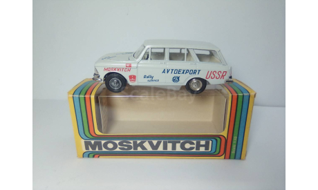 Москвич-426, белый ралли 1987 г. модель 1:43, масштабная модель, Агат/Моссар/Тантал, 1/43