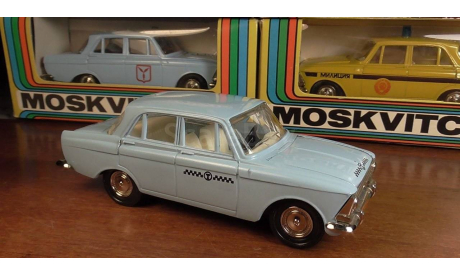 Москвич-412 такси А2 1983 год,, масштабная модель, СССР, 1:43, 1/43