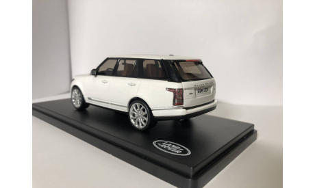 Range Rover 405 в масштабе 1:43 белый, масштабная модель, scale43, Land Rover
