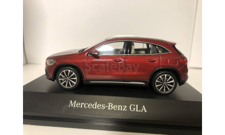 Mercedes-Benz GLA в масштабе 1:43 дилерский (Красный)., масштабная модель, 1/43