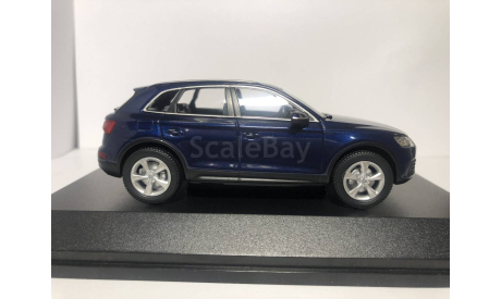 Audi Q5 синий в масштабе 1:43 дилерский., масштабная модель, scale43