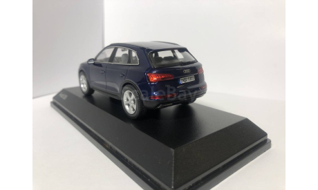 Audi Q5 синий в масштабе 1:43 дилерский., масштабная модель, scale43