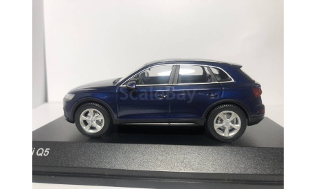 Audi Q5 синий в масштабе 1:43 дилерский., масштабная модель, scale43