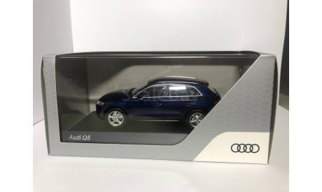 Audi Q5 синий в масштабе 1:43 дилерский., масштабная модель, scale43