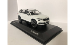 Skoda Kodiaq (Белый) в масштабе 1:43 дилерский.