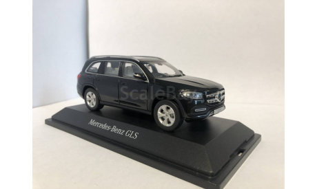 Mercedes-Benz GLS (черный) в масштабе 1:43 дилерский., масштабная модель, scale43