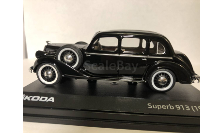 Skoda Superb 913 (1938) в масштабе 1:43 дилерский., масштабная модель, scale43, Škoda