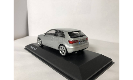 Audi A3 в масштабе 1:43 дилерский (серебристый)., масштабная модель, scale43