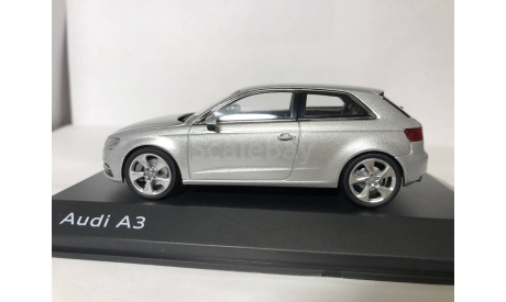 Audi A3 в масштабе 1:43 дилерский (серебристый)., масштабная модель, scale43