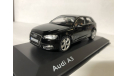 Audi A3 в масштабе 1:43 дилерский (черный)., масштабная модель, scale43