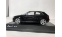 Audi A3 в масштабе 1:43 дилерский (черный)., масштабная модель, scale43