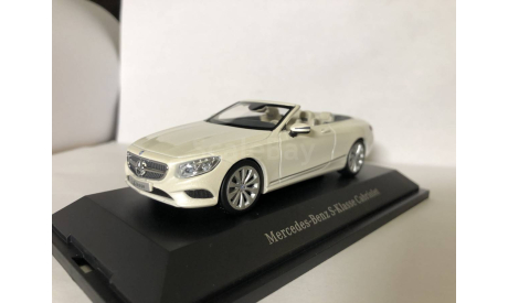 Mercedes-Benz S- Klasse (Cabriolet) в масштабе 1:43 дилерский., масштабная модель, Kyosho, scale43
