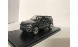 Range Rover Sport в масштабе 1:43 серый.