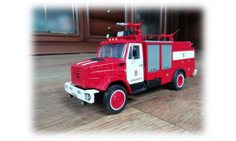 Пожарный автомобиль АКТ, масштабная модель, СарЛаб, scale43, ЗИЛ